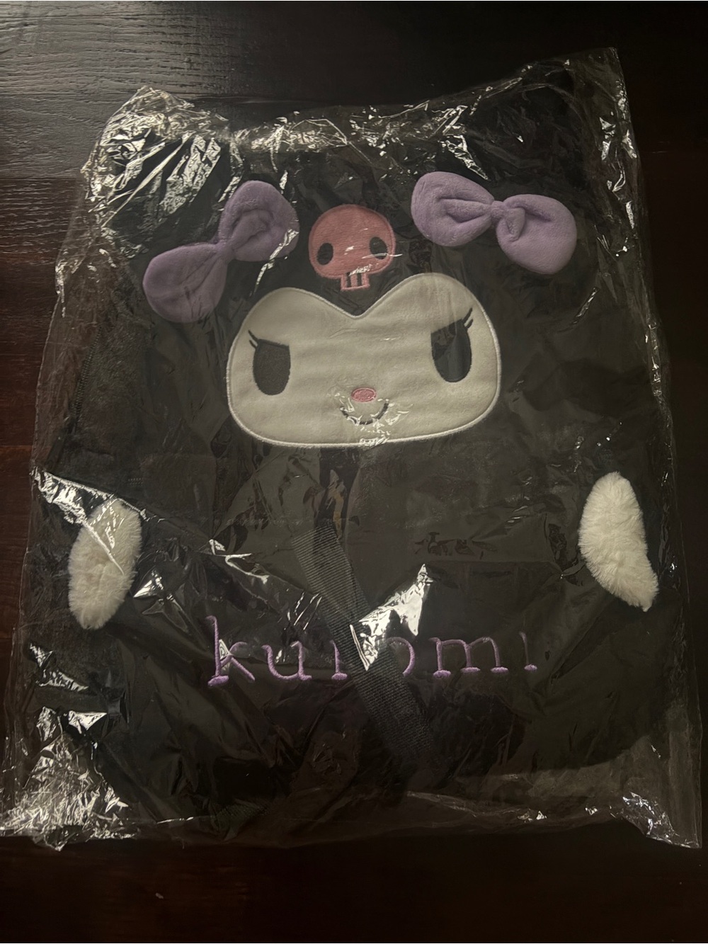 Kuromi Plush Backpack/ Kawaii Bag - Picture 2 of 3